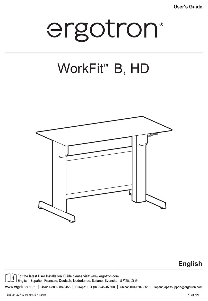 Ergotron WorkFit B user guide