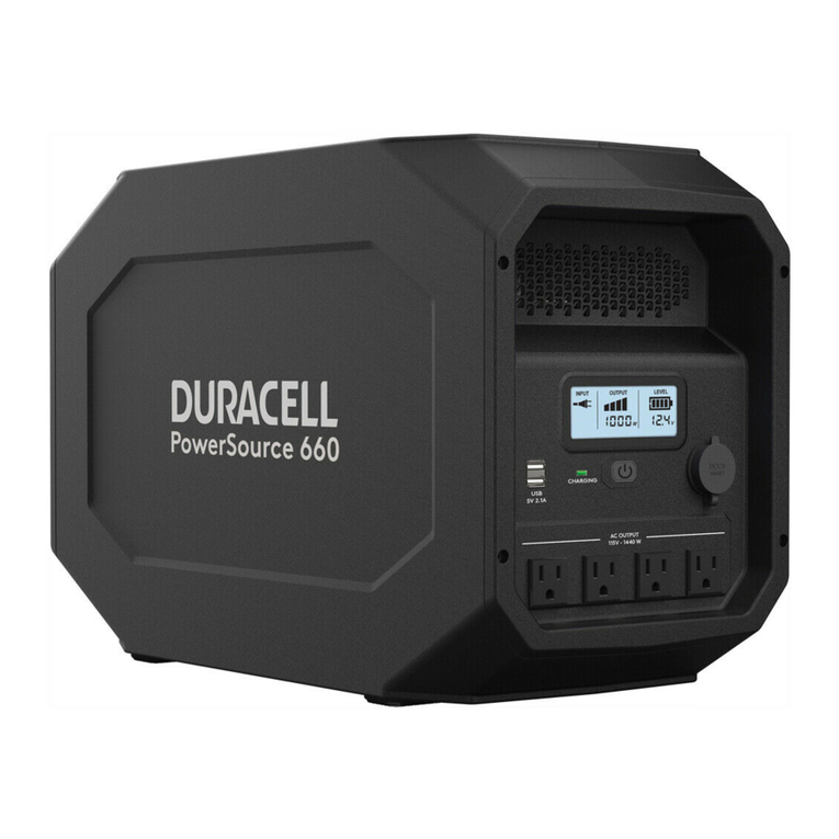 Duracell PowerSource 660 user guide
