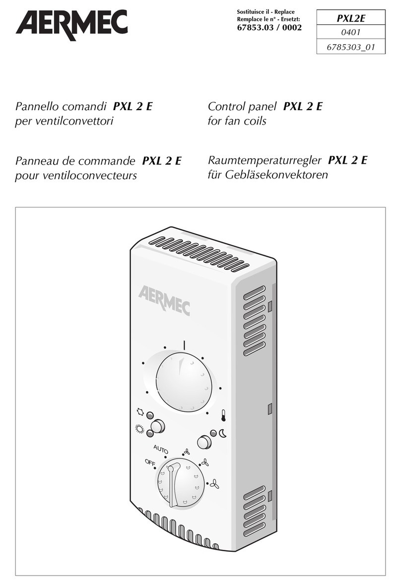 AERMEC PXL 2 E User manual