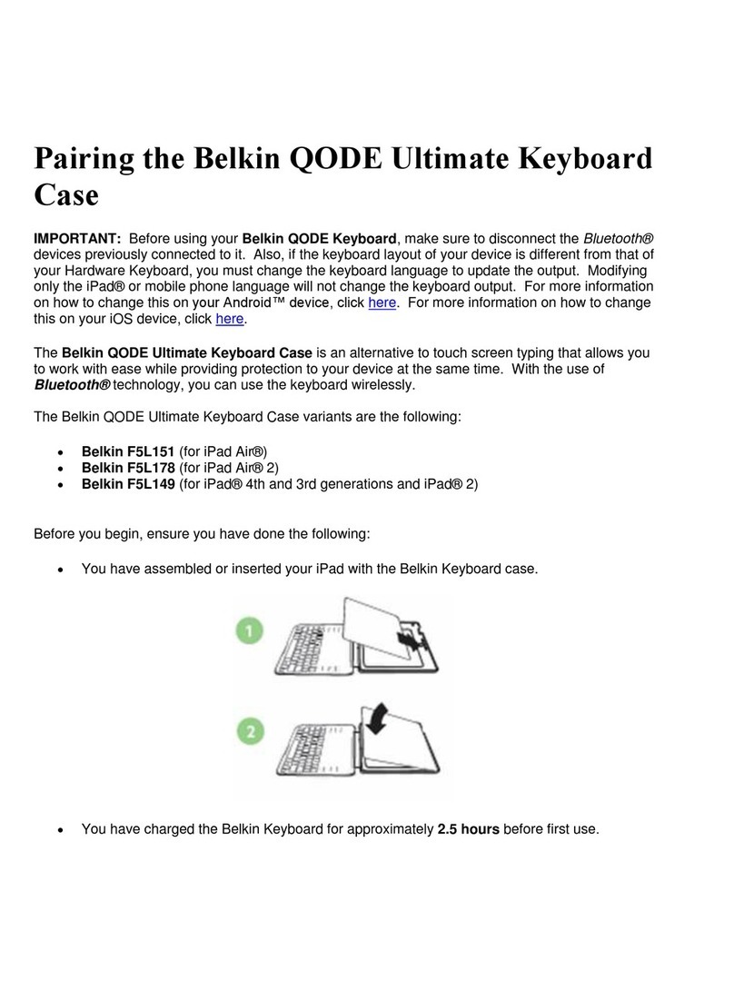 Belkin QODE Pairing guide