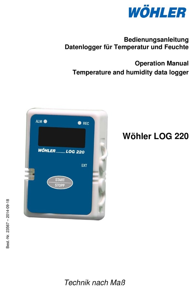 Wohler LOG 220 Operation manual