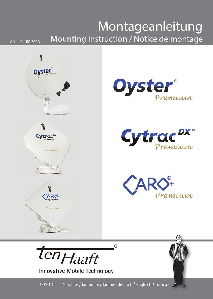 Ten-Haaft Oyster Premium Mounting instruction
