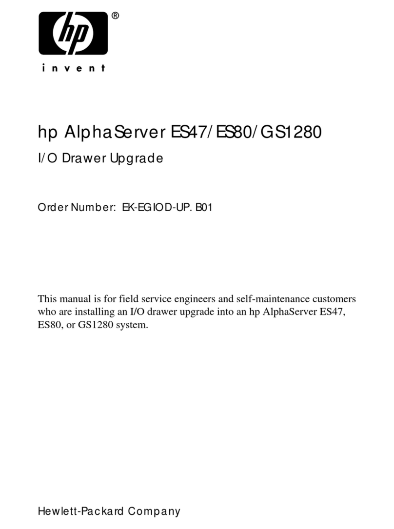 HP AlphaServer ES80 installation manual