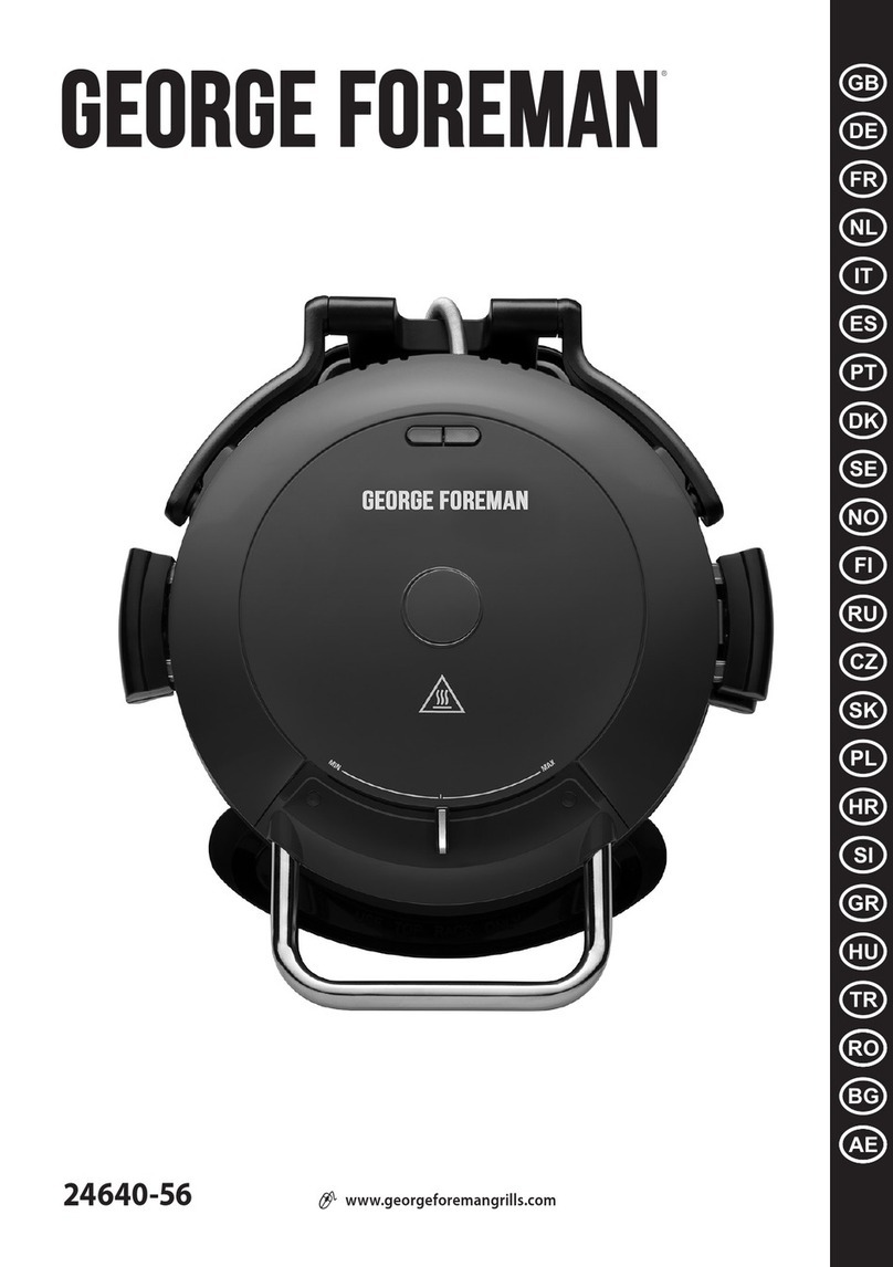 George Foreman 24640-56 User manual