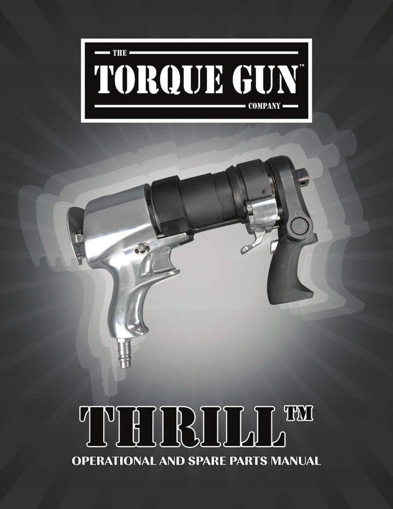 TORQUE GUN THRILL jGUN Operational and spare parts manual