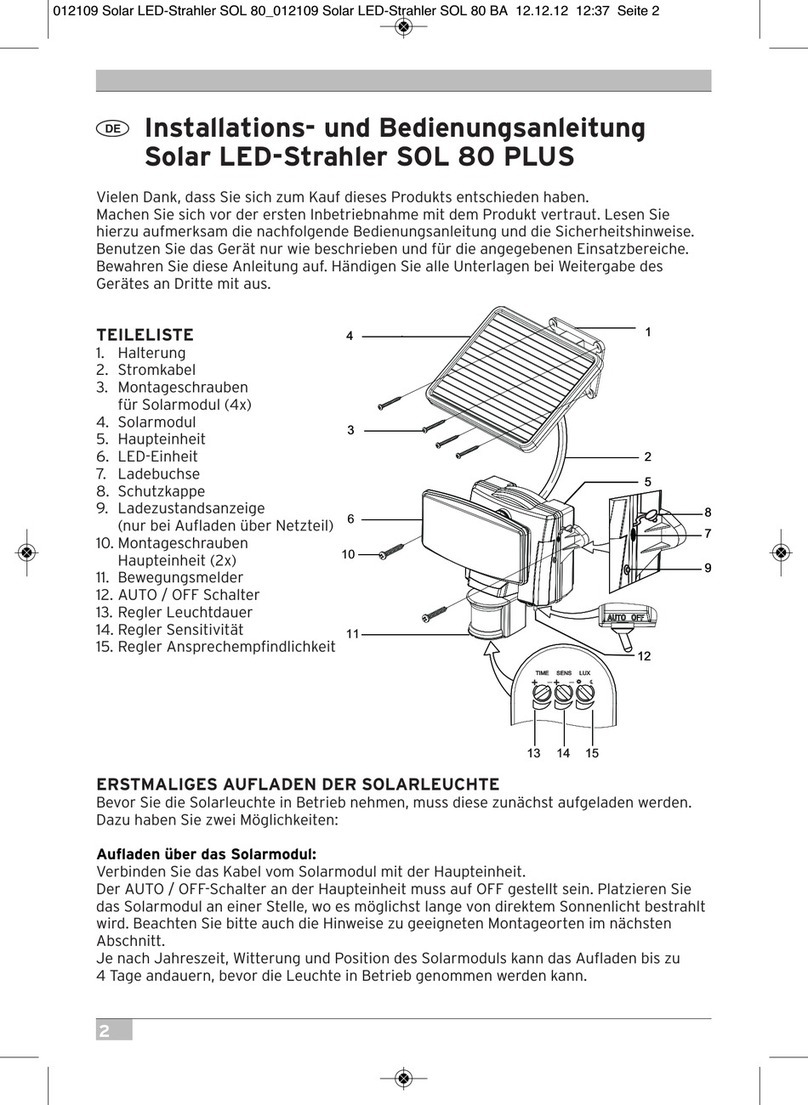 brennenstuhl SOL 80 PLUS User manual
