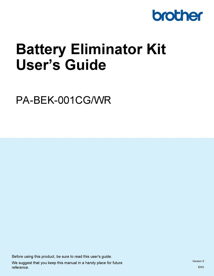 Brother PA-BEK-001CG/WR user guide