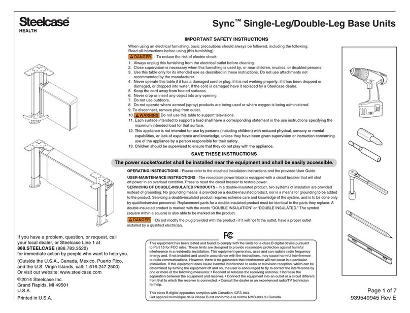 Steelcase Sync manual
