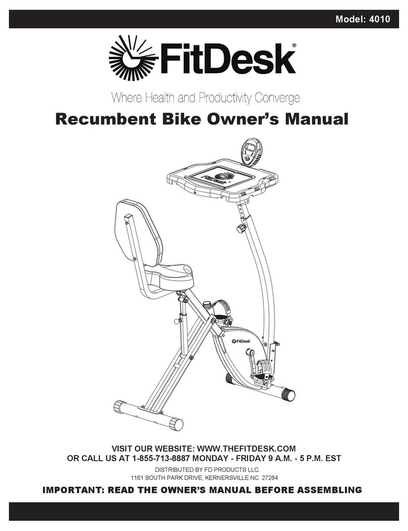 FitDesk 4010 owner's manual