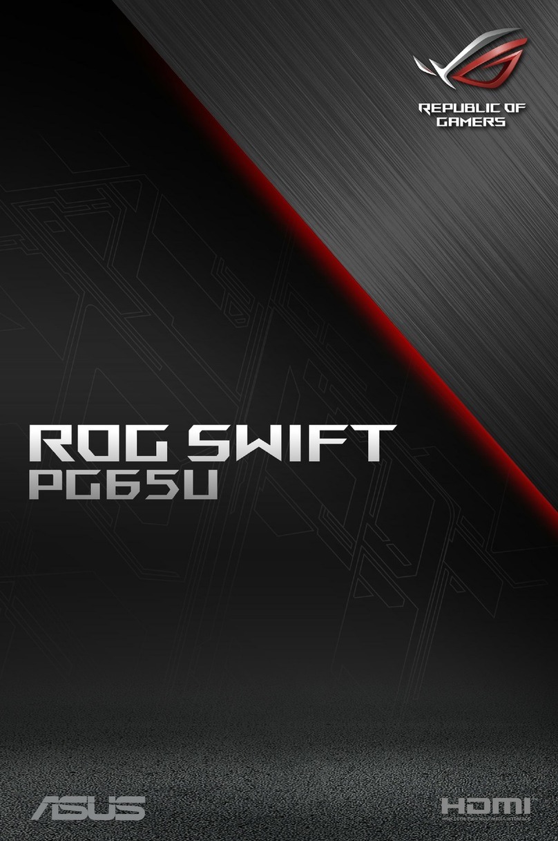 Asus ROG SWIFT PG65U User manual