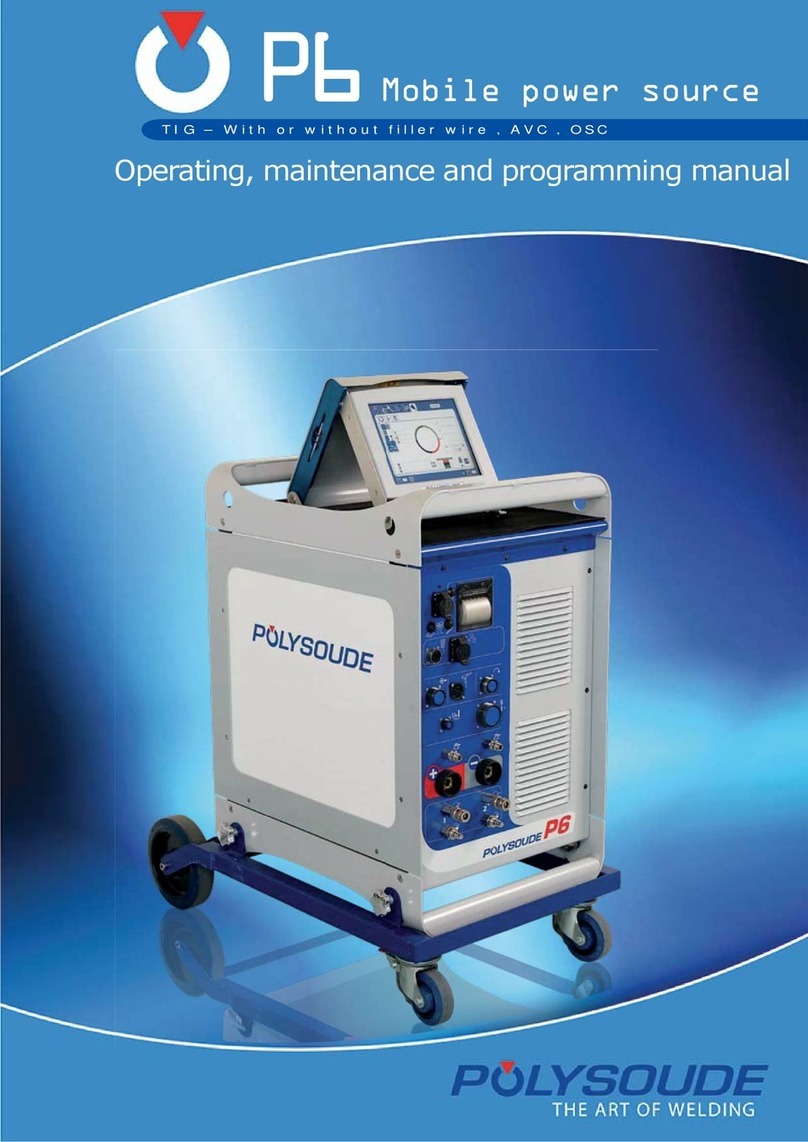 Polysoude P6 Operating, maintenance and programming manual