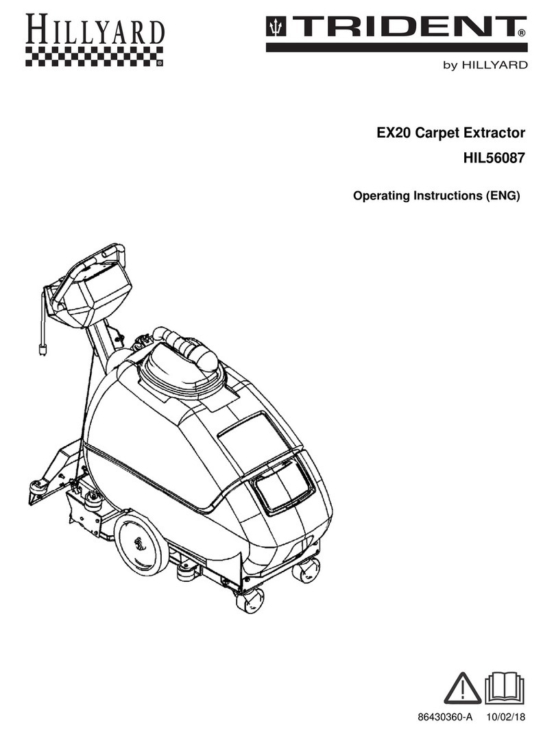 Hillyard TRIDENT EX20 operating instructions