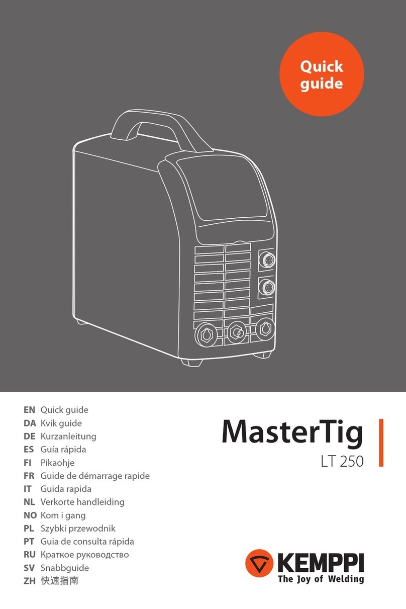 Kemppi MasterTig LT 250 User manual