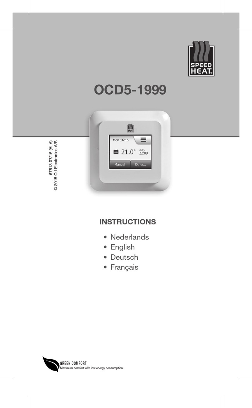 Speedheat OCD5-1999 instructions
