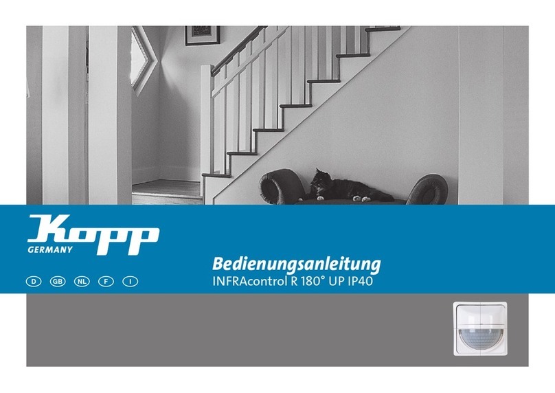 Kopp INFRAcontrol R 180 UP IP40 manual