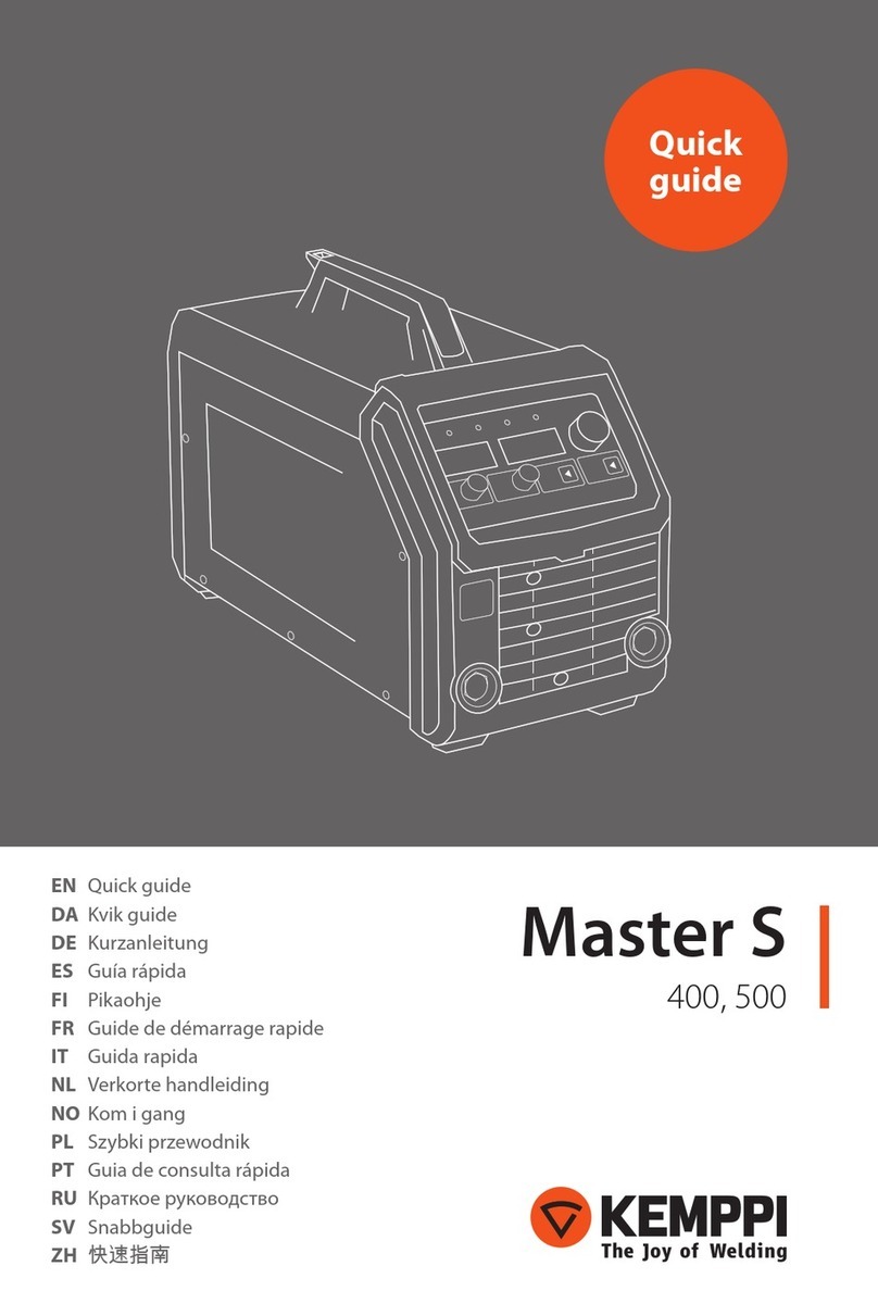 Kemppi Master S 400 User manual