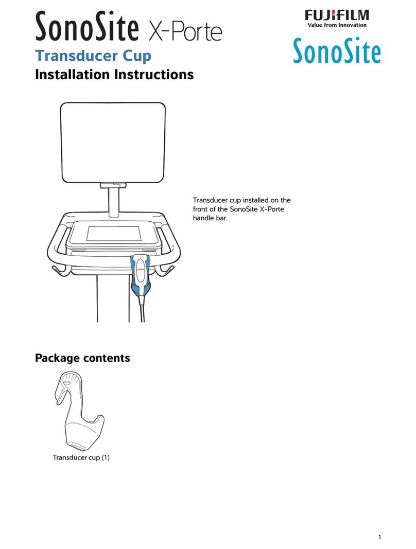 FujiFilm SONOSITE X-PORTE installation instructions