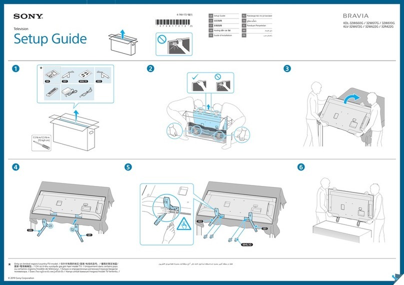 Sony Bravia KDL-32W617G User manual