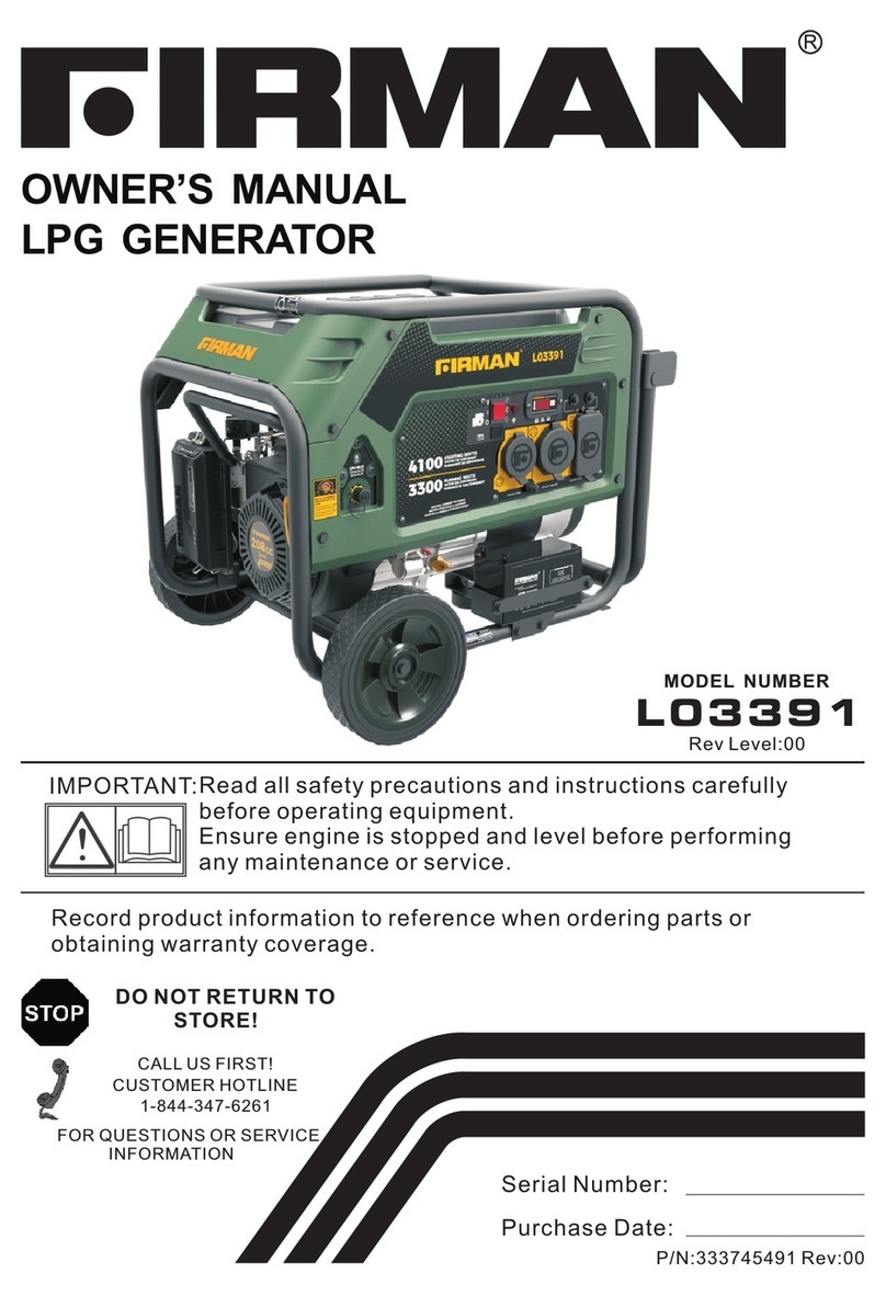 Firman L03391 User manual