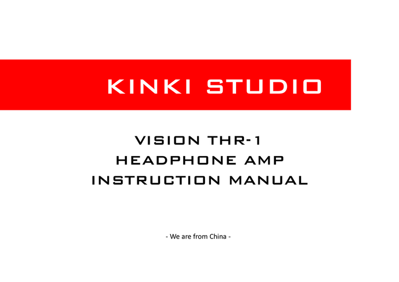 Kinki Studio Vision THR-1 instruction manual