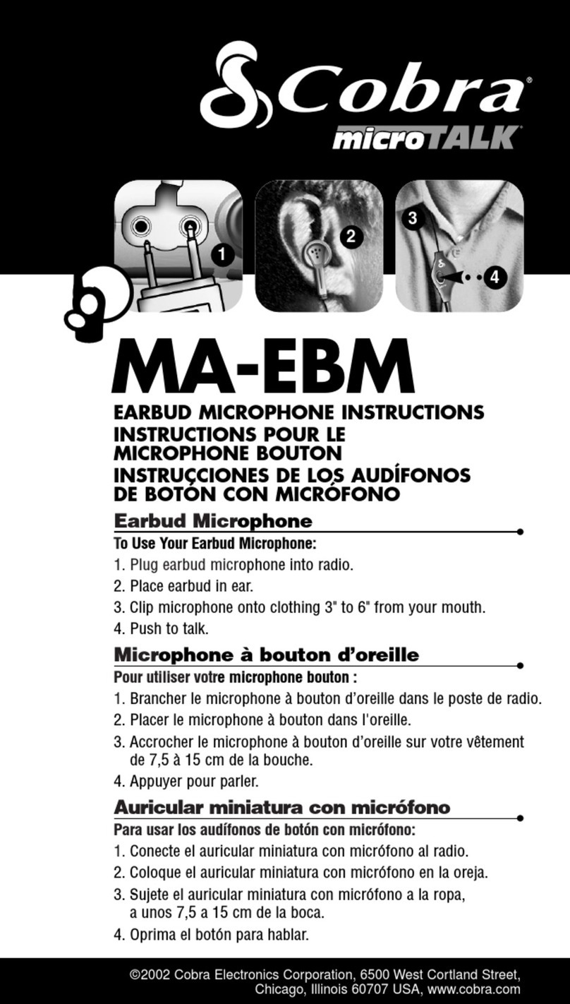 Cobra microTALK MA-EBM User manual