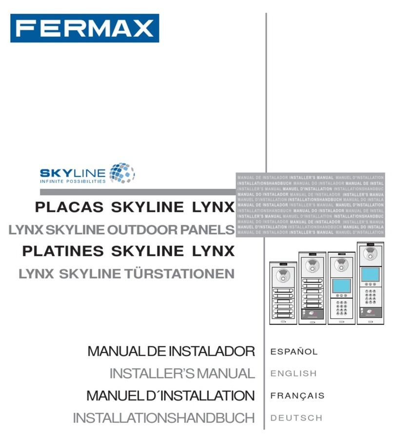 Fermax LYNX SKYLINE User guide