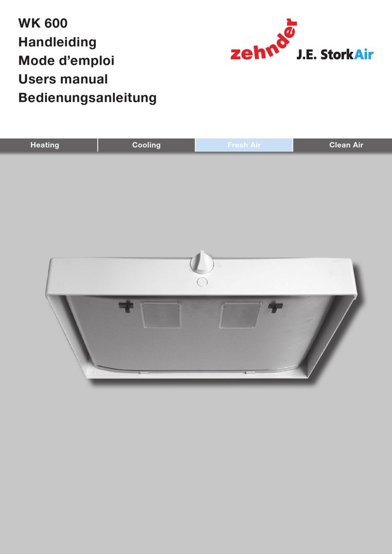 Zehnder Rittling WK 600 Series user manual