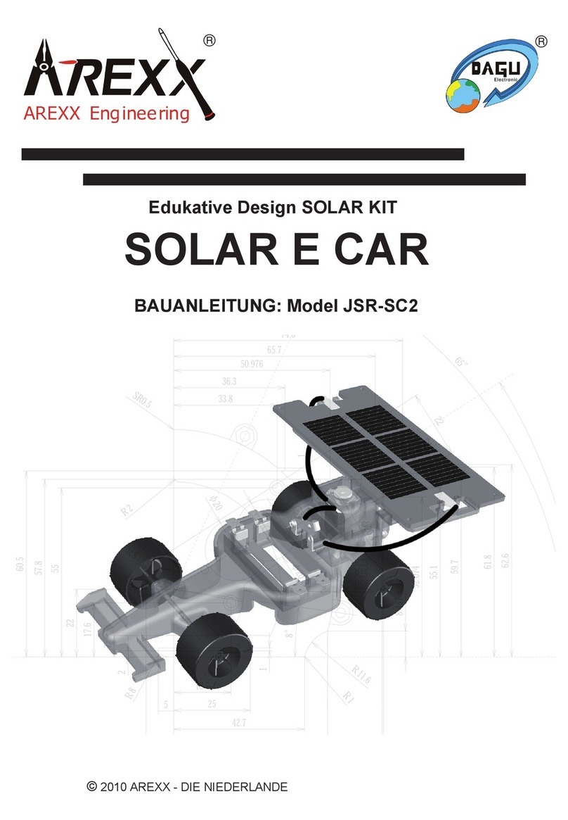 DAGU Arexx SOLAR E CAR JSR-SC2 instruction manual