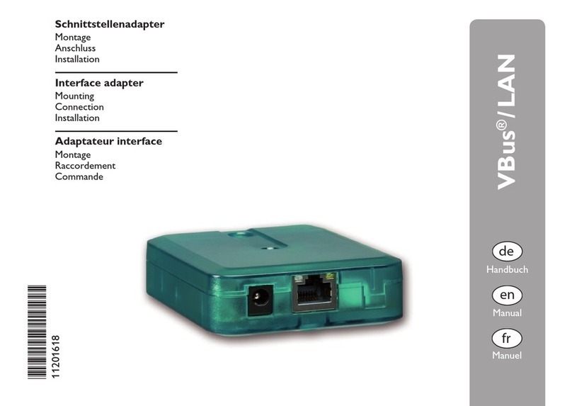 Resol Vbus/LAN manual