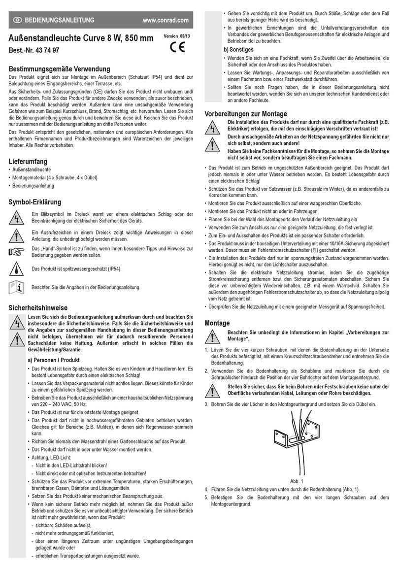 Conrad 43 74 97 User manual