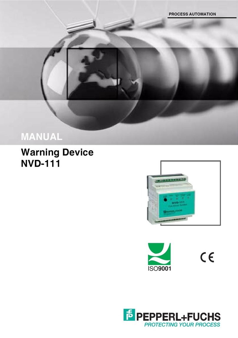Pepperl+Fuchs NVD-111 manual