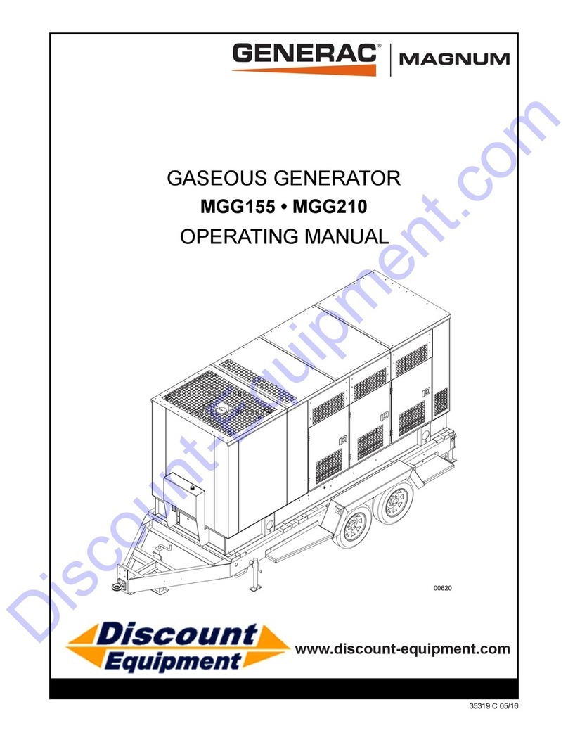 Generac Power Systems MGG155 User manual