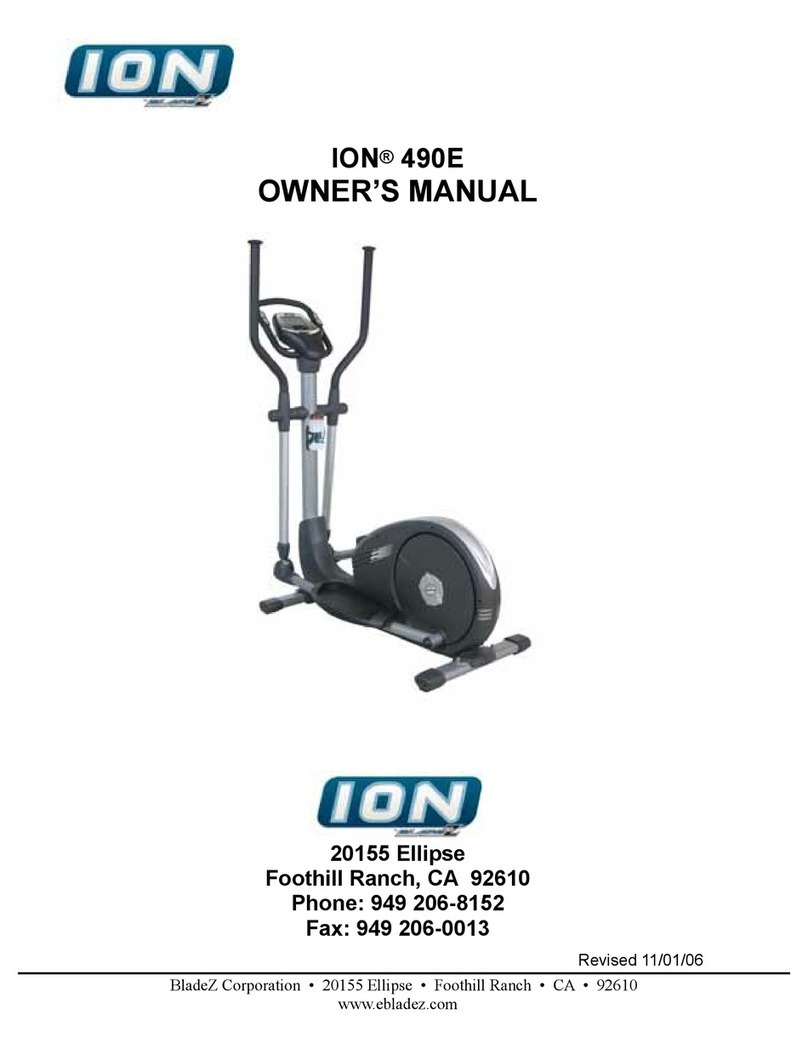 BLADEZ ION 490E User manual