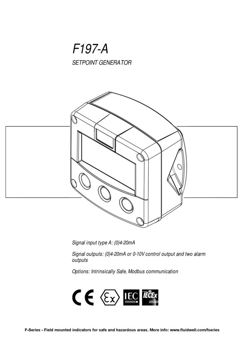 Fluidwell F197-A Operation manual
