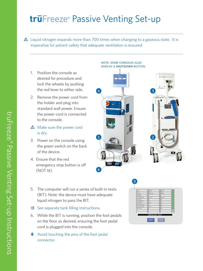 CSA Medical truFreeze Setup