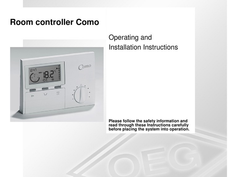 OEG Como Operating and installation instructions