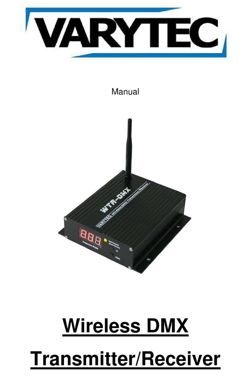 Varytec WTR-DMX manual