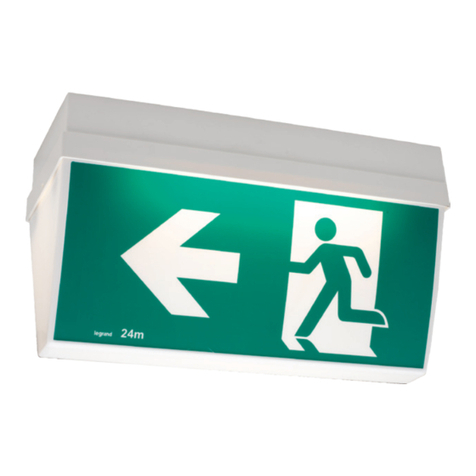 LEGRAND ECONOMY EXIT SIGN ER2 User manual LEGRAND ECONOMY EXIT SIGN ER2 User manual