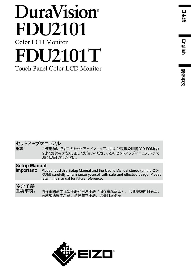 Eizo DuraVision FDU2101 User guide