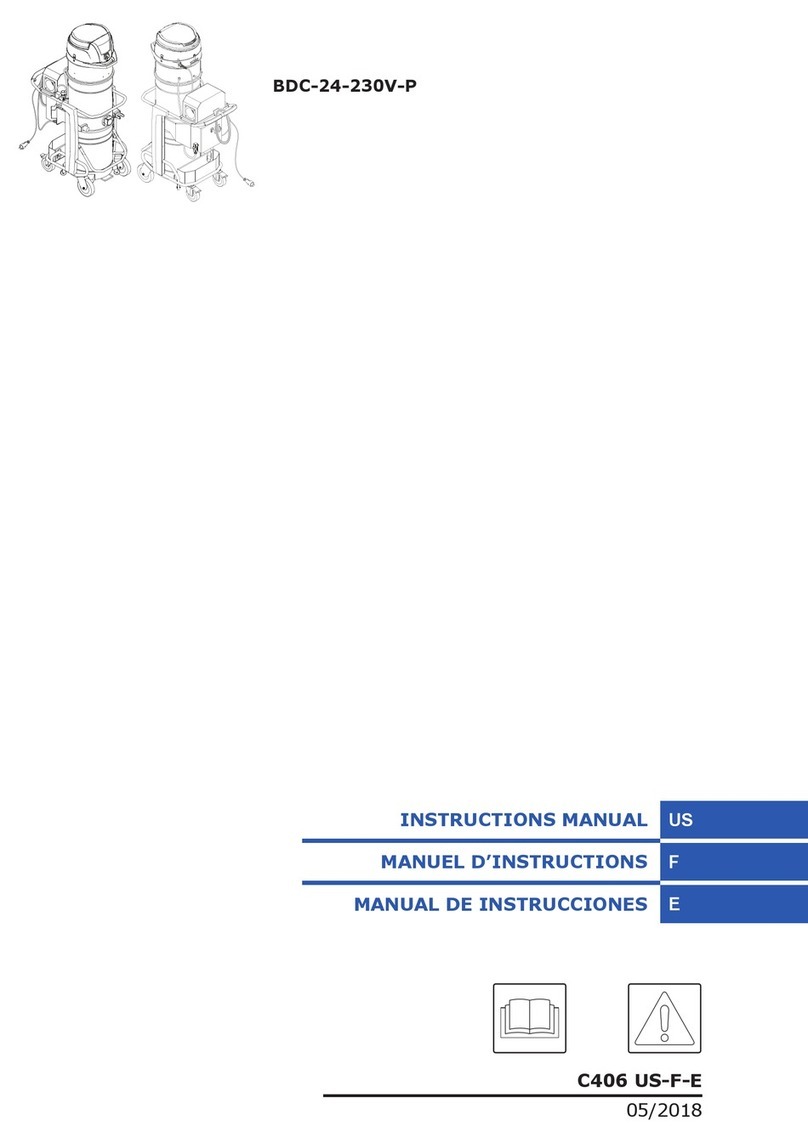 Blastrac BDC-24-230V-P instruction manual