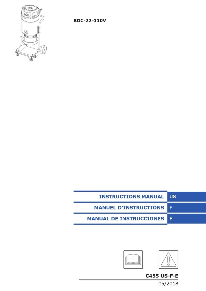 Blastrac BDC-22-110V instruction manual