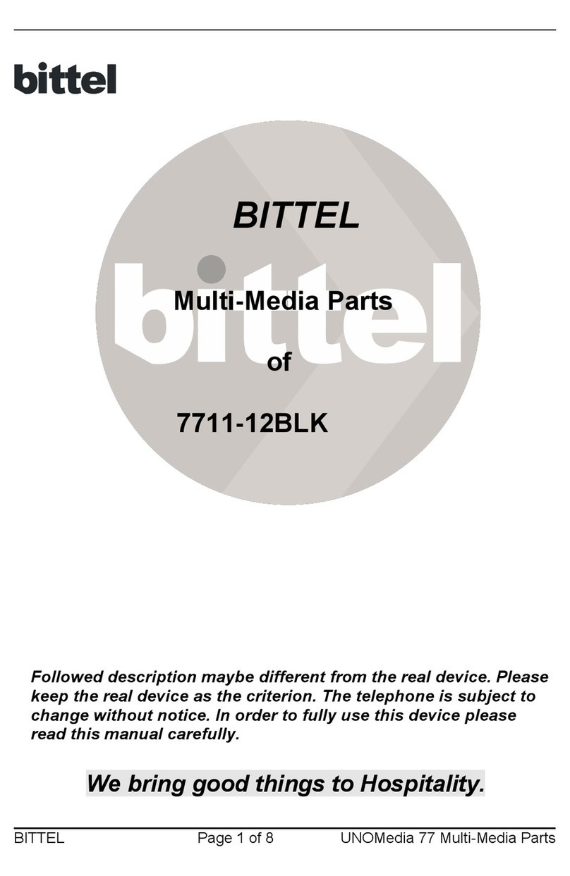 Bittel 7711-12BLK User manual
