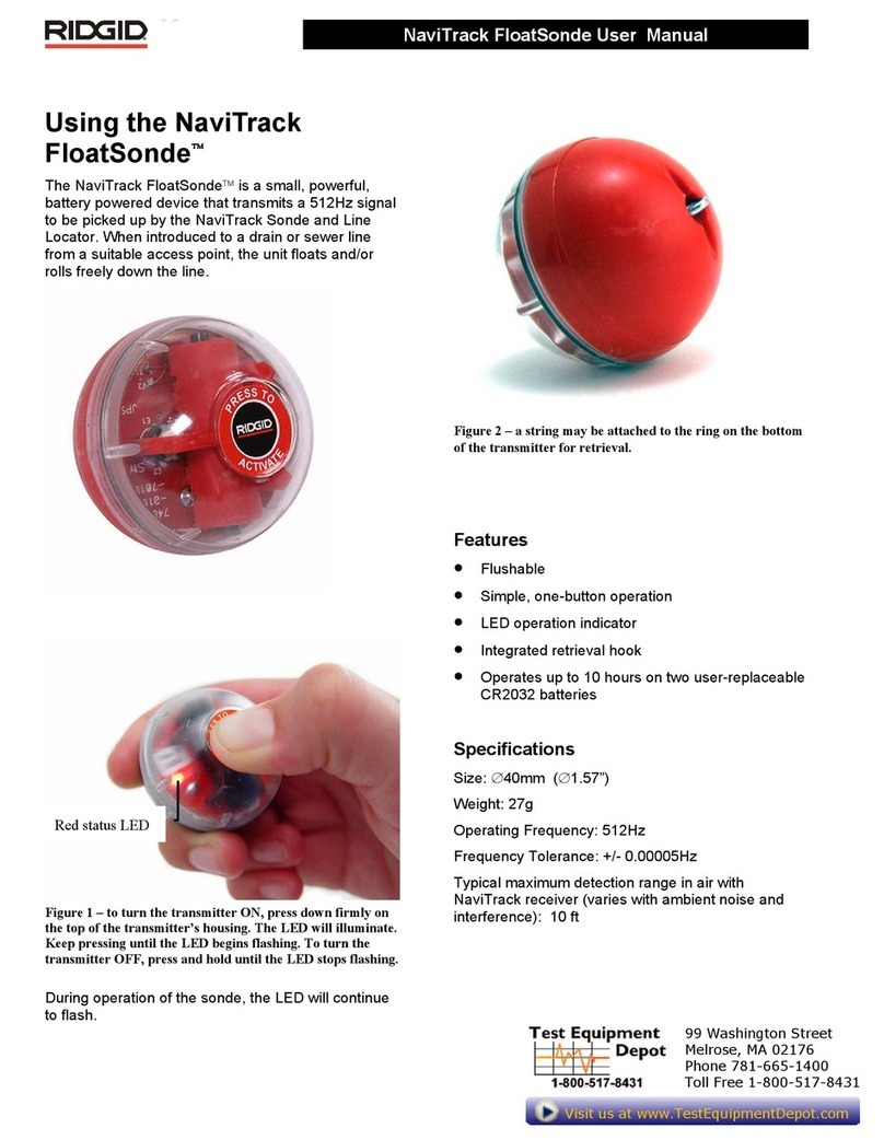 RIDGID NaviTrack FloatSonde user manual