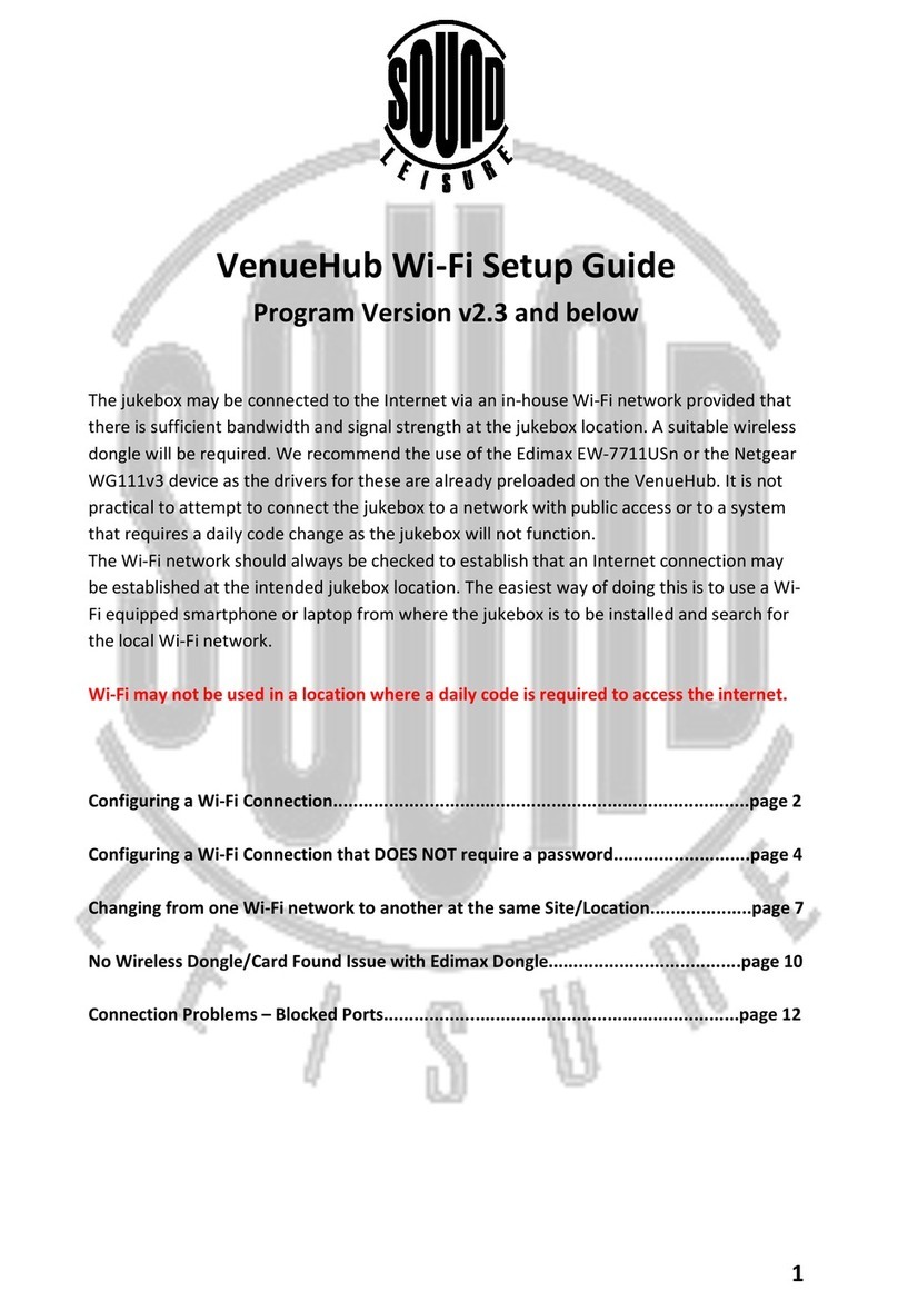 Sound Leisure VenueHub User manual