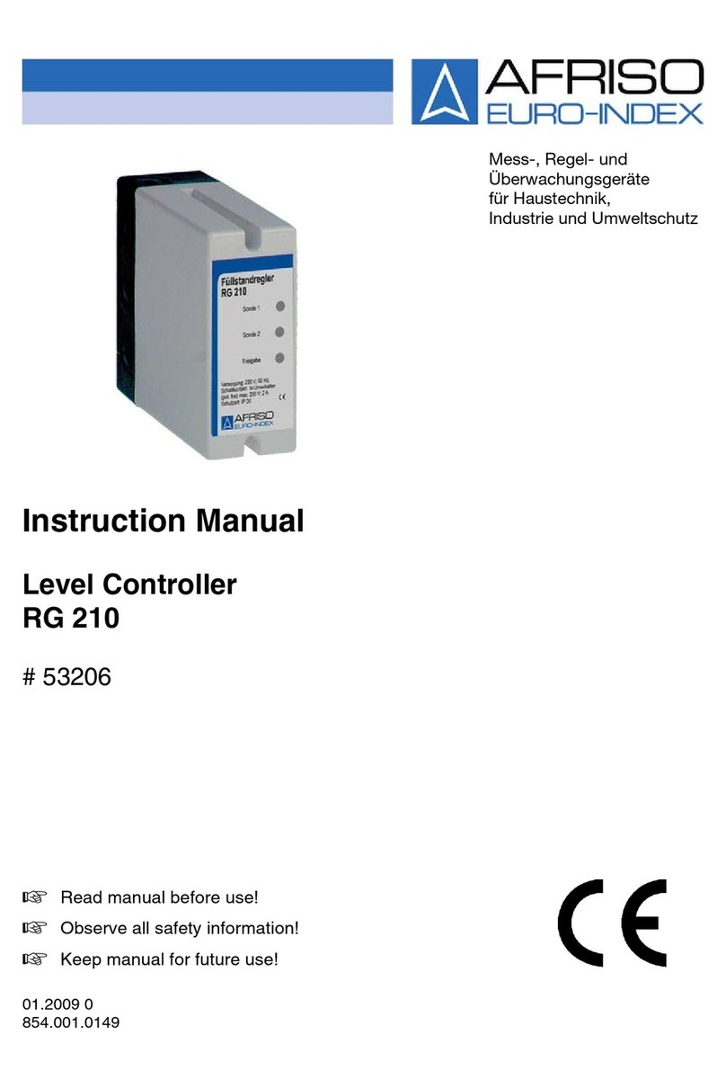 Afriso EURO-INDEX RG 210 User manual