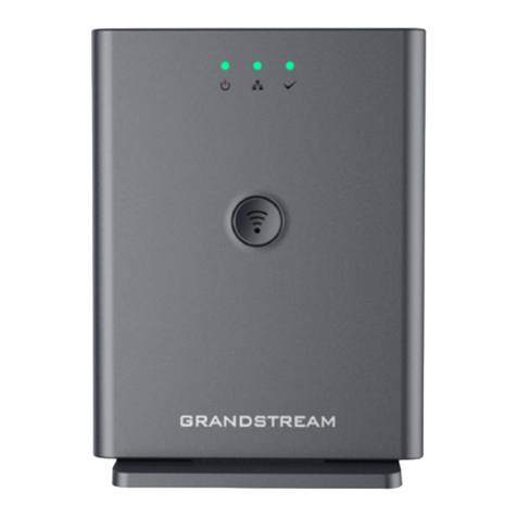Grandstream Networks DP752 Quick installation guide