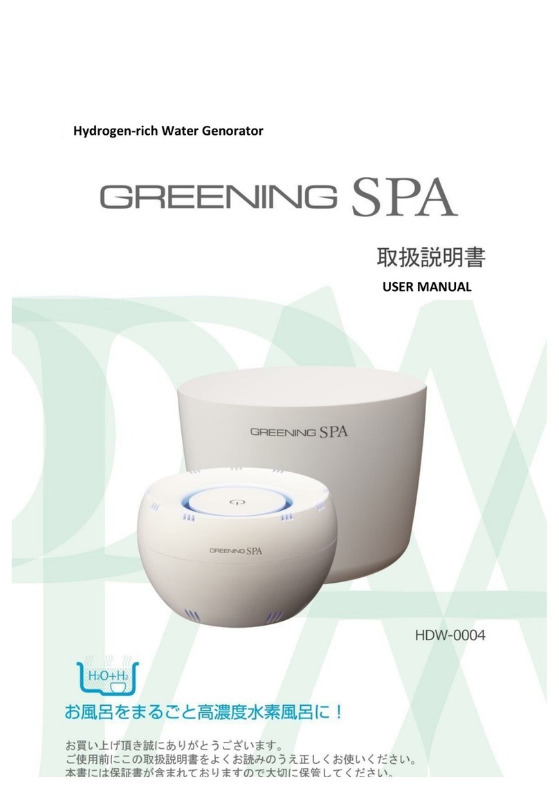 Greening SPA HDW-0004 user manual