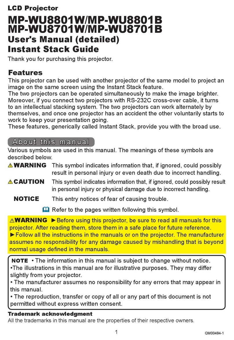 Hitachi MP-WU8801B User manual