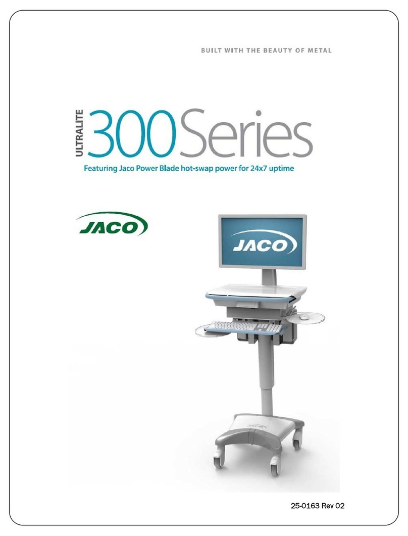 Jaco Ultralite Power Blade Hot-Swap 300 Series manual