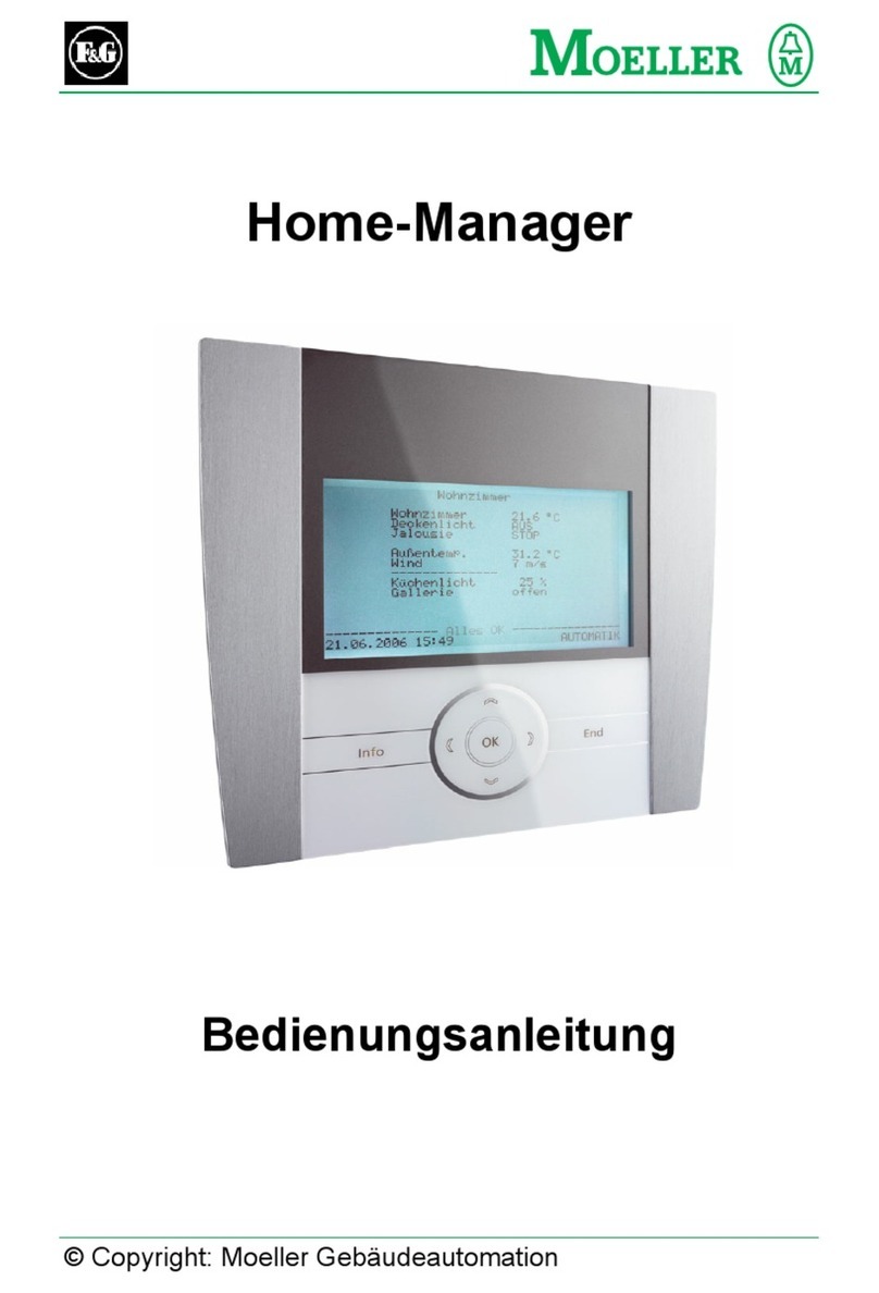 Moeller Home-Manager operating instructions